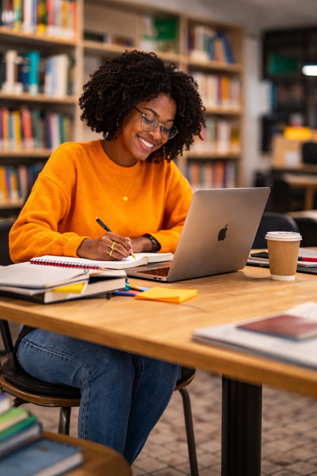 African student using GoScholar AI to find a university abroad